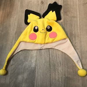 3/$25 Pokémon pichu aka Pre Pikachu fleece hat